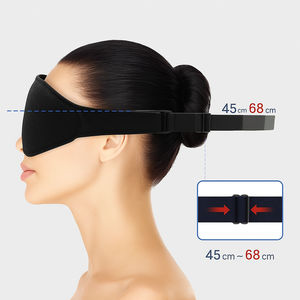 Komfortabel Sovemaske med Ørepropper